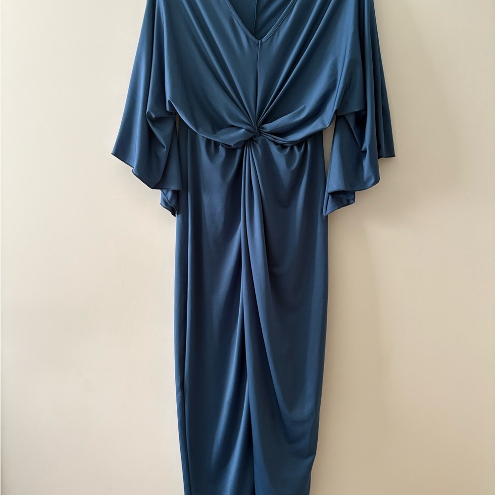 SHEIN Blue Midi Dress